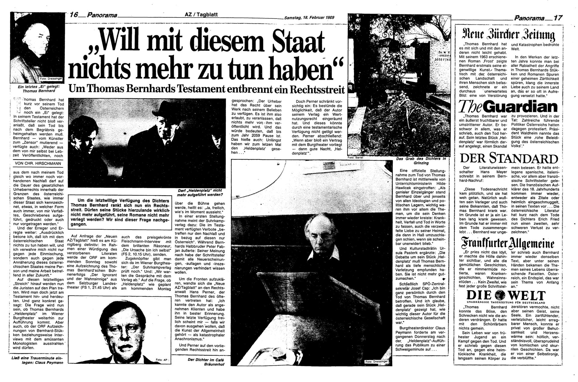 Ausgabe Sa. 18.02.1989, Seite 16