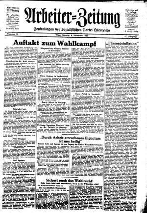 Ausgabe Di. 06.11.1945, Seite 1