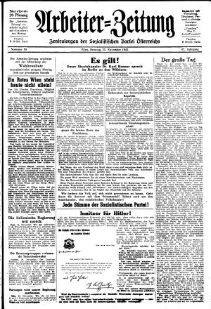 Ausgabe So. 25.11.1945, Seite 1