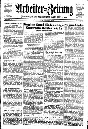 Ausgabe Sa. 01.12.1945, Seite 1