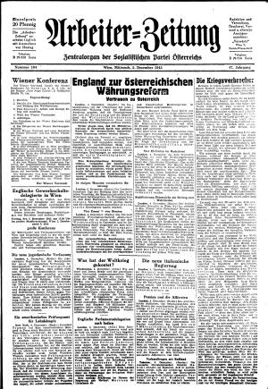 Ausgabe Mi. 05.12.1945, Seite 1