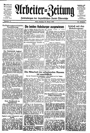Ausgabe So. 20.01.1946, Seite 1