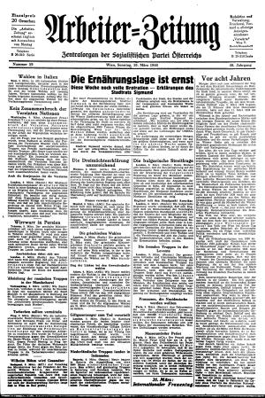 Ausgabe So. 10.03.1946, Seite 1