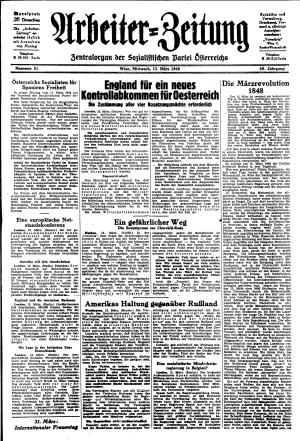 Ausgabe Mi. 13.03.1946, Seite 1