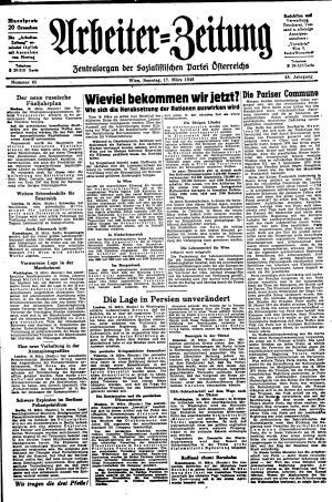 Ausgabe So. 17.03.1946, Seite 1