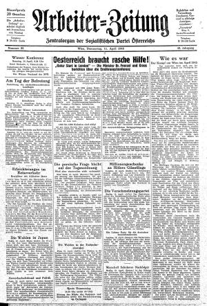 Ausgabe Do. 11.04.1946, Seite 1