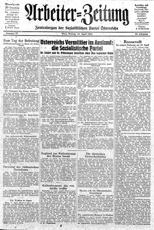 Ausgabe Fr. 12.04.1946, Seite 1