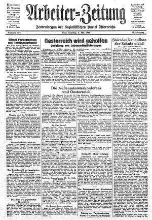 Ausgabe Sa. 04.05.1946, Seite 1