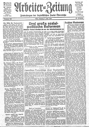 Ausgabe So. 05.05.1946, Seite 1