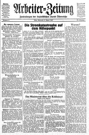 Ausgabe Mi. 08.01.1947, Seite 1