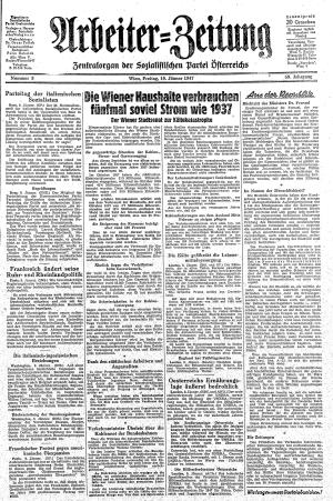 Ausgabe Fr. 10.01.1947, Seite 1