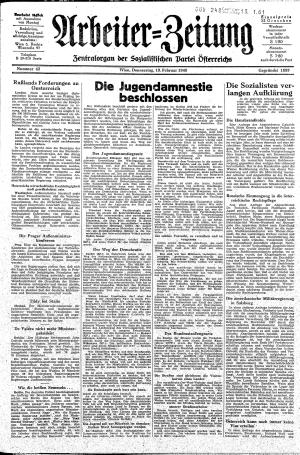 Ausgabe Do. 19.02.1948, Seite 1