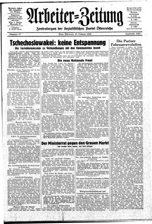 Ausgabe Mi. 25.02.1948, Seite 1