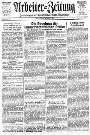Ausgabe Sa. 10.04.1948, Seite 1