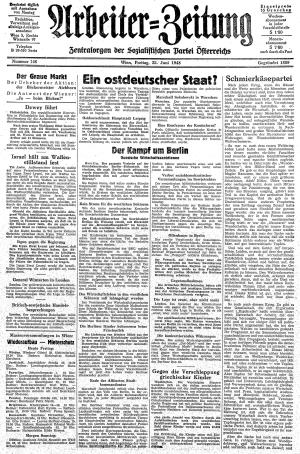 Ausgabe Fr. 25.06.1948, Seite 1