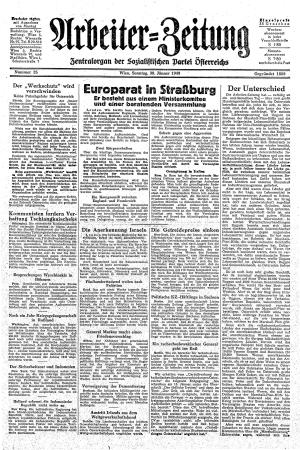 Ausgabe So. 30.01.1949, Seite 1