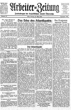 Ausgabe So. 20.03.1949, Seite 1