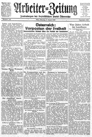 Ausgabe Di. 02.08.1949, Seite 1