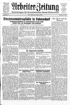 Ausgabe Mi. 04.01.1950, Seite 1