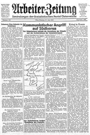 Ausgabe Di. 27.06.1950, Seite 1