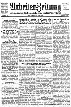 Ausgabe Mi. 28.06.1950, Seite 1