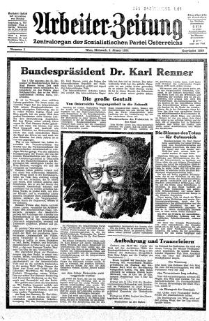 Ausgabe Mi. 03.01.1951, Seite 1