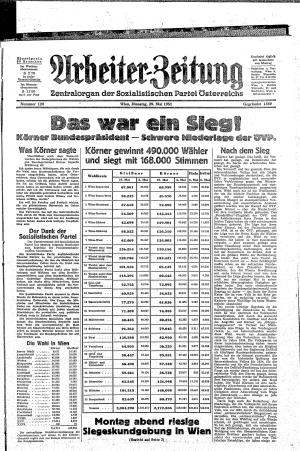 Ausgabe Di. 29.05.1951, Seite 1