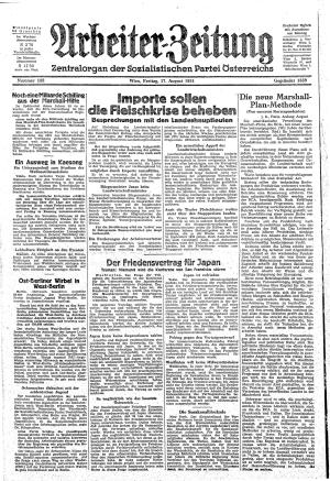 Ausgabe Fr. 17.08.1951, Seite 1