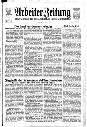Ausgabe Di. 12.01.1954, Seite 1