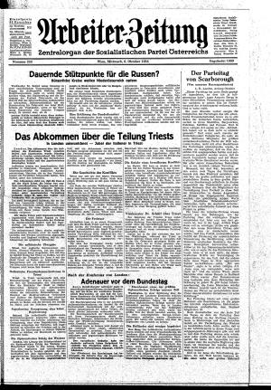 Ausgabe Mi. 06.10.1954, Seite 1