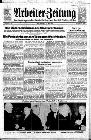 Ausgabe Di. 17.05.1955, Seite 1