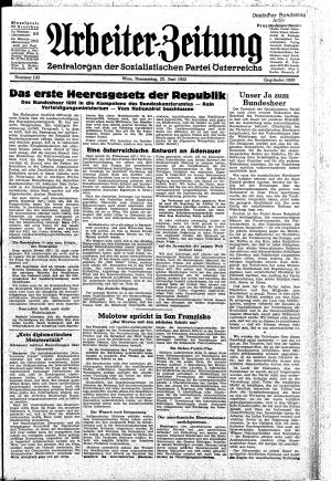Ausgabe Do. 23.06.1955, Seite 1