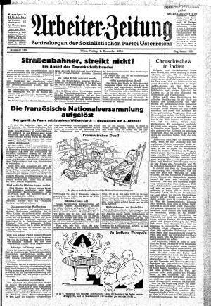 Ausgabe Fr. 02.12.1955, Seite 1