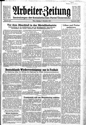 Ausgabe Sa. 03.12.1955, Seite 1