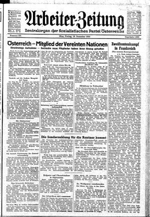 Ausgabe Fr. 16.12.1955, Seite 1