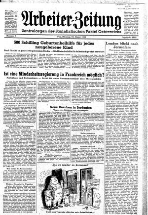 Ausgabe Di. 10.01.1956, Seite 1