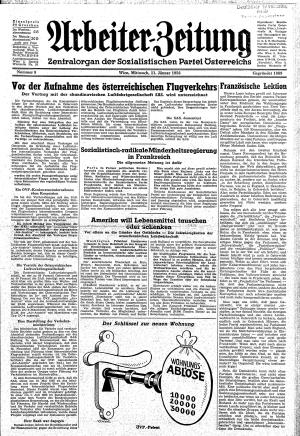Ausgabe Mi. 11.01.1956, Seite 1