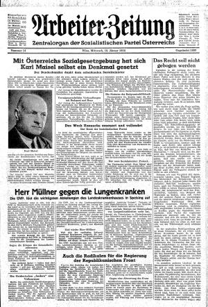 Ausgabe Mi. 18.01.1956, Seite 1