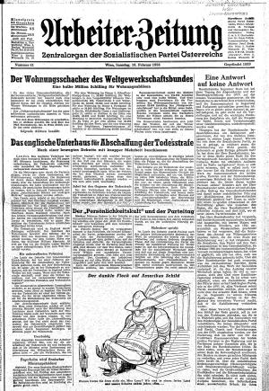 Ausgabe Sa. 18.02.1956, Seite 1