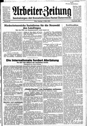Ausgabe Sa. 03.03.1956, Seite 1