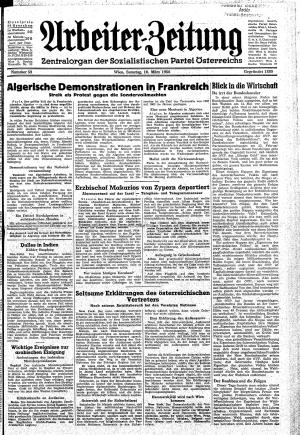 Ausgabe Sa. 10.03.1956, Seite 1