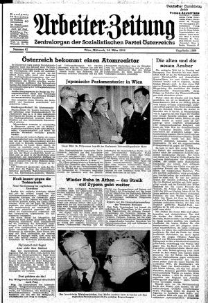 Ausgabe Mi. 14.03.1956, Seite 1