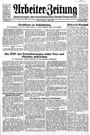Ausgabe Sa. 07.04.1956, Seite 1