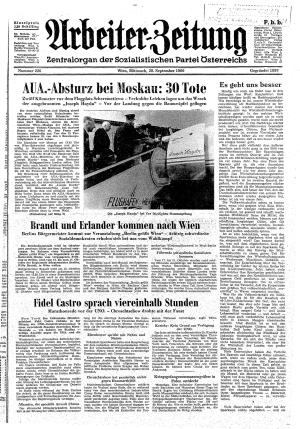 Ausgabe Mi. 28.09.1960, Seite 1