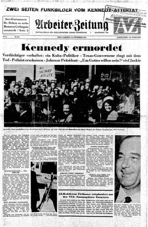 Ausgabe Sa. 23.11.1963, Seite 1