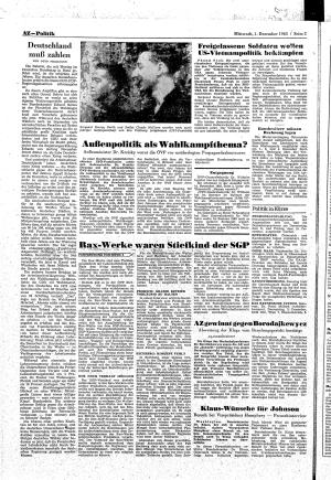 Ausgabe Mi. 01.12.1965, Seite 2