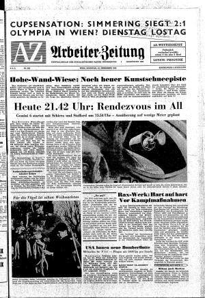 Ausgabe So. 12.12.1965, Seite 1