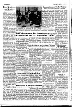 Ausgabe Sa. 09.04.1966, Seite 2