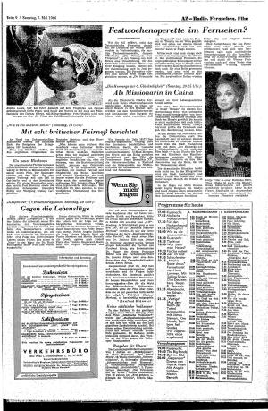 Ausgabe Sa. 07.05.1966, Seite 9