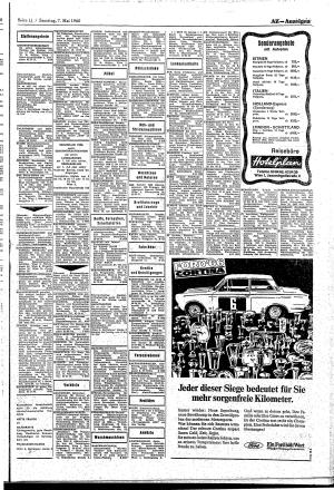 Ausgabe Sa. 07.05.1966, Seite 11